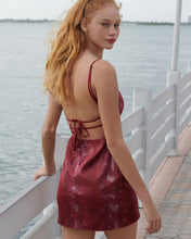 Load image into Gallery viewer, UO Textured Snake Print Mini Dress